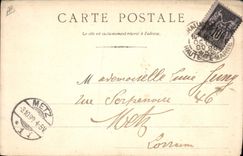 Vintage Postcard Militaria Monument raised with the children of the High Marne died for fatherland 1870 1898 Chaumont