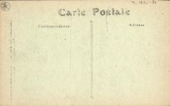 Vintage Postcard Militaria Soissons Monument before the war