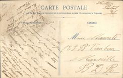 CPA Fantaisie Toilee Fleurs 