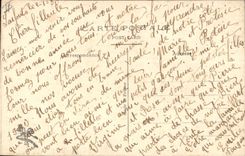 CPA Fantaisie Toilee Fleurs 