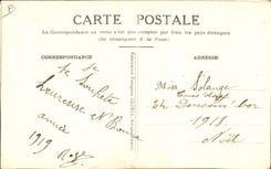 CPA Fantaisie Toilee Fleurs 