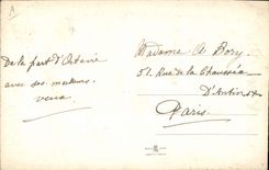 CPA Fantaisie Toilee Fleurs 