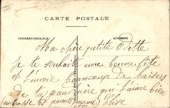 CPA Fantaisie Toilee Fleurs 