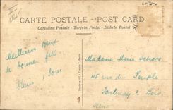 CPA Fantaisie Toilee Fleurs 