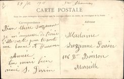 CPA Fantaisie Toilee Fleurs 