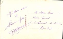 CPA Fantaisie Toilee Fleurs 