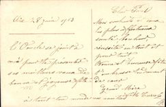 CPA Fantaisie Toilee Fleurs 