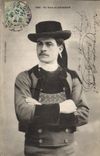 CPA Folklore Un gars de Quimper