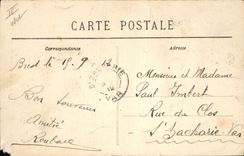 CPA Folklore Jeune GAs des environs de Quimper Bretagne