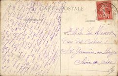 CPA Folklore Le jeune Breton vous salue