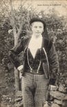 CPA Folklore Jeune homme de Guemene