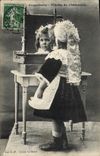 CPA Folklore Coquetterie Fillette de Chateaulin