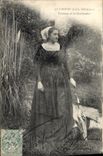 CPA Folklore Le Croisic Costume de la Croisicaise