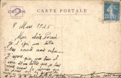 Postal Fantasia Ilustrador Dupuis Noruega flotan en todos los sentido