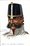 CPA Fantaisie Illustrateur Dupuis Militaria Officier d'infanterie Autrichien