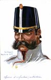 CPA Fantaisie Illustrateur Dupuis Militaria Officier d'infanterie Autrichien