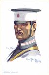 CPA Fantaisie Illustrateur Dupuis Militaria Infanterie japonaise Japon Nippon