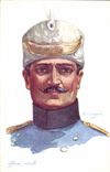 CPA Fantaisie Illustrateur Dupuis Militaria Officier serbe