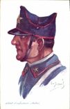 CPA Fantaisie Illustrateur Dupuis Militaria Soldat d'infanterie Italien