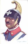CPA Fantaisie Illustrateur Dupuis Militaria Dragon italien