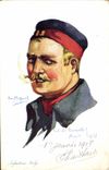 CPA Fantaisie Illustrateur Dupuis Militaria Infanterie belge