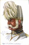 CPA Fantaisie Illustrateur Dupuis Militaria Major d'infanterie autrichien