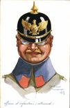 CPA Fantaisie Illustrateur Dupuis Militaria Officier d'infanterie allemand