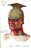CPA Fantaisie Illustrateur Dupuis Militaria Officier de Uhland