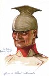CPA Fantaisie Illustrateur Dupuis Militaria Officier de Uhland