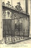 Vintage Postcard Amiens Cathedrale Grids Vault ND of Good Help Roasts out of wrought iron