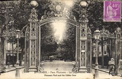 CPA Paris Parc Monceau La grille doree
