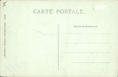 Postal Burdeos Parque Bordelés lo asa vista interior y avenida Carnot