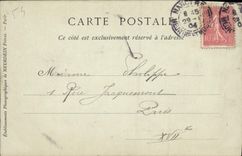 Vintage Postcard Nancy the fountain of Amphitrite