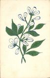CPA Fantaisie (dessin a la main) Fleurs 