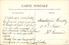 CPA Fantaisie (dessin a la main) Fleurs Marguerite 