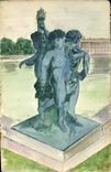 CPA Fantaisie (dessin a la main) Fontaine Versailles 
