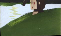 CPA Fantaisie (dessin a la main) Paysage Moulin a vent 