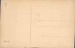 Vintage Postcard Fantaisie (drawing has the hand) Landscape Windmill