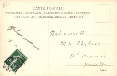 Vintage Postcard Fantasy Child wife Poisson