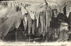 CPA Grotte Grottes de Betharram Decors de stalactites