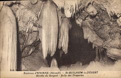 Vintage Postcard Cave Caves Surroundings of Aniane St Guilhelm the Desert Cave known sergeant Room of draperies