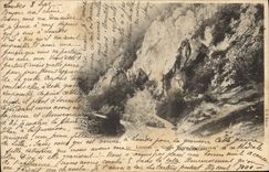 Heavy Vintage Postcards Holy Cave Magdeleine Caves