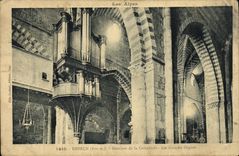 CPA Orgue Embrun Interieur de la cathedrale Les grands orgues