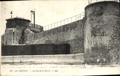 CPA Phare Le Crotoy Le feu de la maree