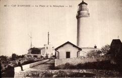 CPA Cap d'Antibes Le Phare et le semaphore