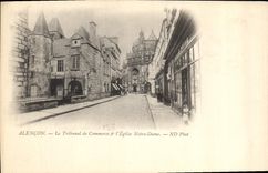 CPA Alencon Le Tribunal de Commerce et l'eglise Notre Dame 