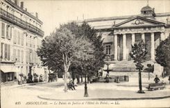 CPA Angouleme Le Palais de Justice et l'Hotel du Palais 