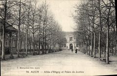 CPA Auch Allee d'Etigny et Palais de Justice 