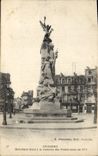CPA Militaria Guerre de 1870 Soissons Monument eleve a la memoire des combattants de 1870