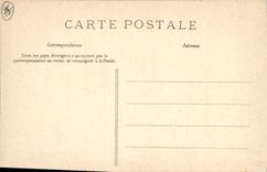 Vintage Postcard Militaria War of 1870 Puteaux Monument of National defense